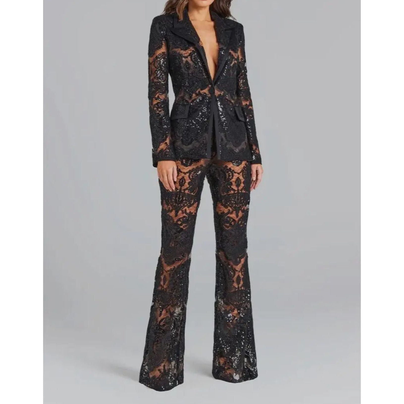 Glam Lace Suit